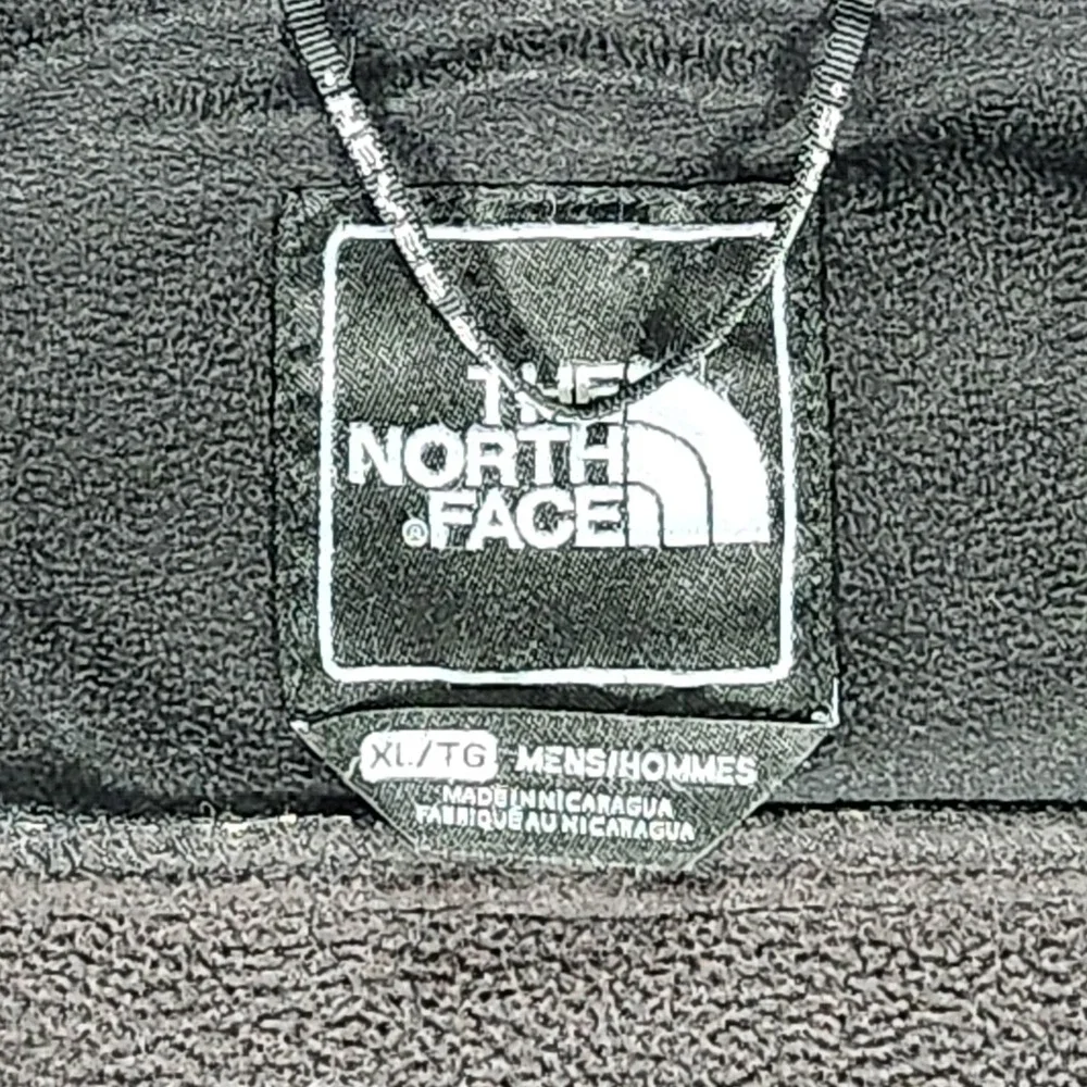 North Face Vest Mens XL Black Softshell Full Zip Windbreaker Pockets Outdoor